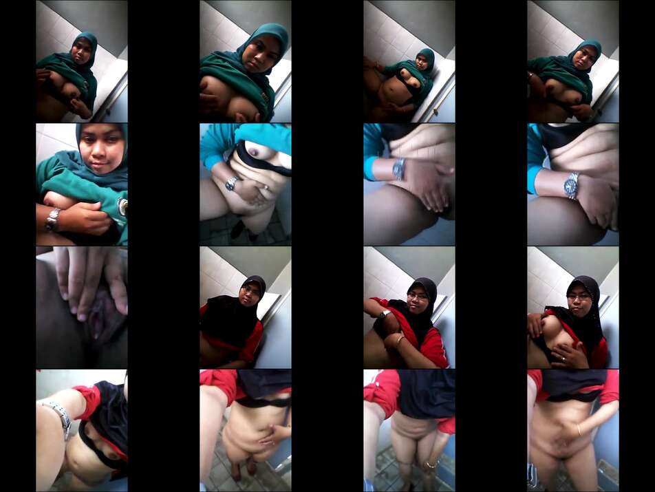 Video Dosen Jilbab Hijau Pamer Tete Di Toilet | KingBokep