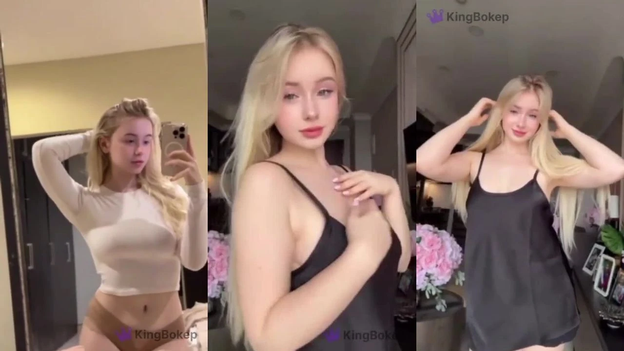 Video Tiktoker Bule Rusia Dah Mulai Nakal | KingBokep